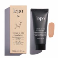 Fond de teint crème bio beige chaud foncé – effet lumineux
