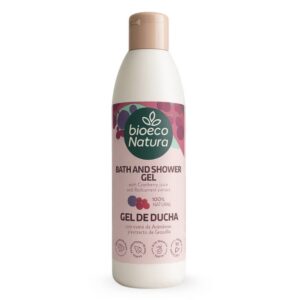Gel douche à la canneberge naturel – BioEco 250 ml