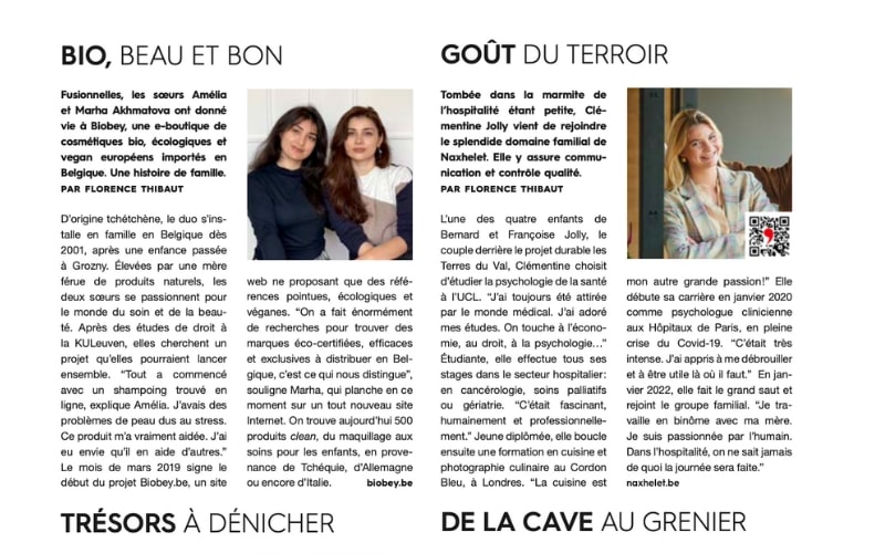 Nous sommes fiers d'annoncer que Biobey a été mis à l'honneur dans le prestigieux magazine L'Eventail, une publication réputée pour son regard raffiné sur l'art de vivre, le style et l'innovation.