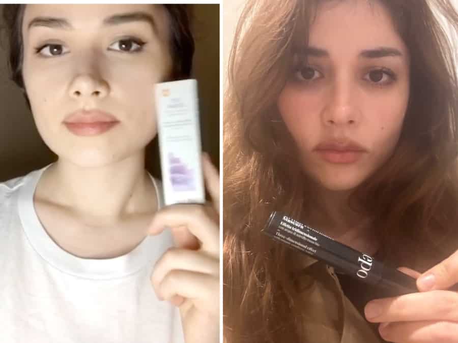 Marha teste des produits de soin naturels pour les yeux, le masque pour les yeux d'Argital très efficace contre les poches sous les yeux et le mascara lepo 3d pour les yeux sensibles.