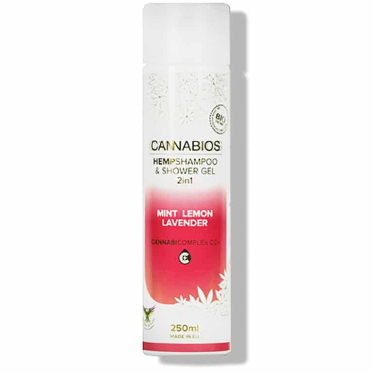 Cannabios lemon bio shampoo en douchegel met cbd extracten 250