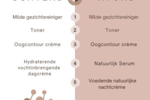 Natuurlijke skincare routine in 7 stappen