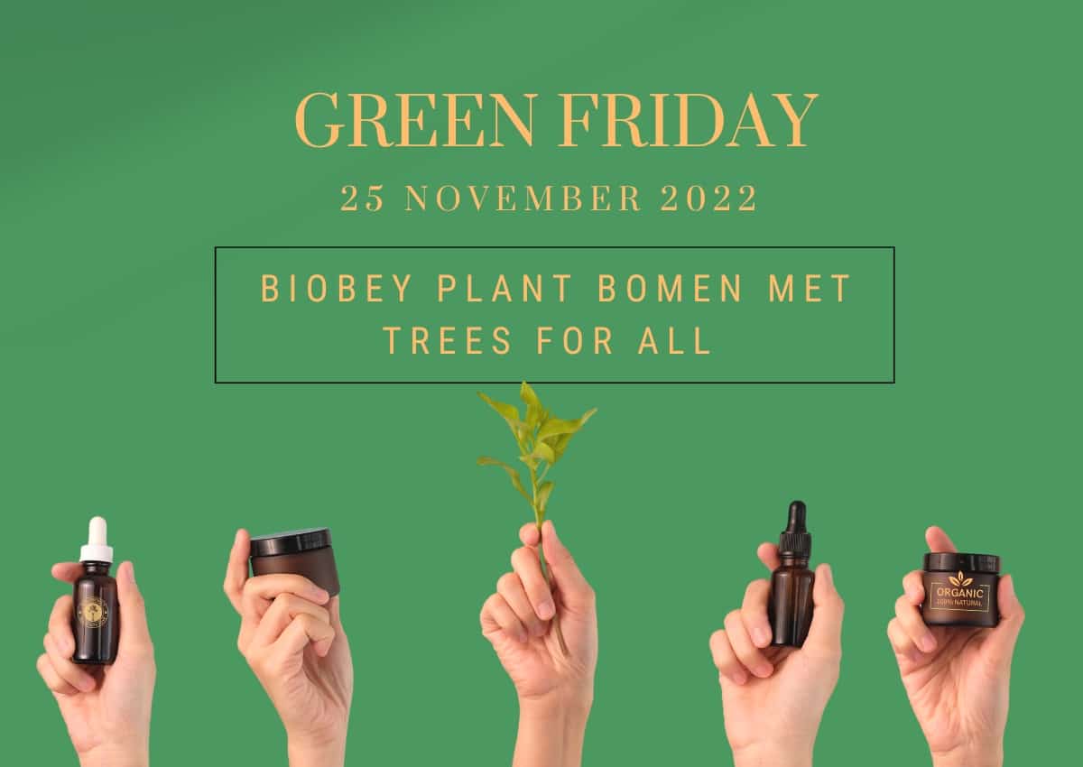 biobey plant bomen op 25.11.2022 in plaats van black friday